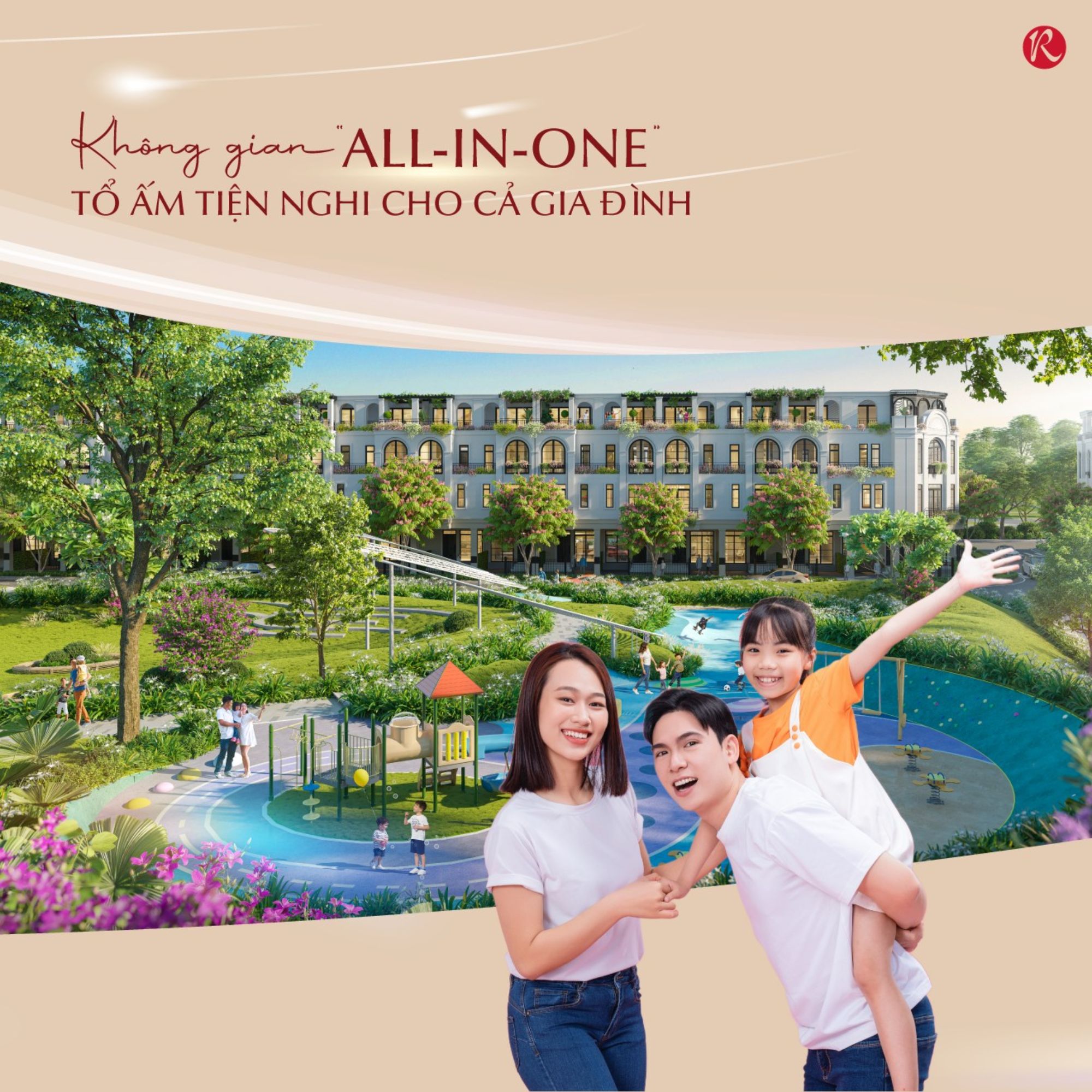 Không gian all-in-one tổ ấm tiện nghi cho cả gia đình