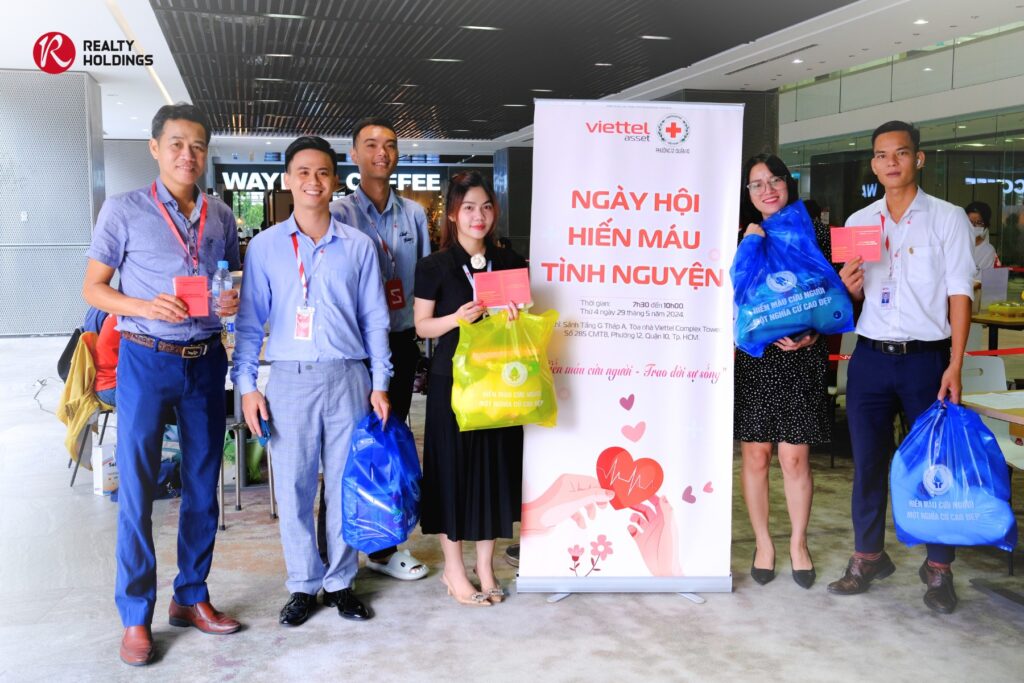 Realty Holdings tham gia hưởng ứng ngày hiến máu thế giới